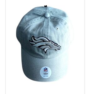 Denver Broncos Hat Tan Strapback Cap 3D Stitched Logo NFL OSFA New